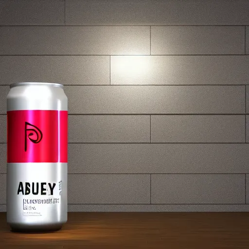Prompt: adobe photoshop as an energy drink. commercial lighting. studio. 3 d render