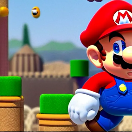 Image similar to super mario the movie leaked footage photo by illumination