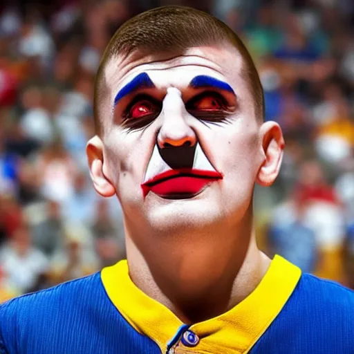 Prompt: Nikola Jokic as the joker