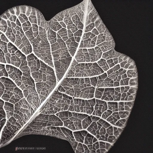 Prompt: Intricate a whole fantasy leaf, encrusted with jewels, illustration, detailed veins, sharp focus, octane render, high quality, 8k, volumetric lighting, on black background