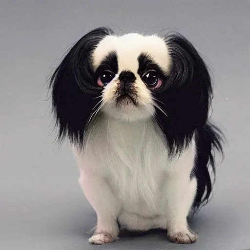 Image similar to a japanese chin as an anime character in a studio ghibli film