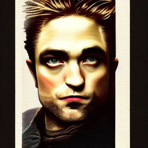 Image similar to “ robert pattinson retro minimalist portrait by jean giraud, moebius, sharp, smooth face, comic, 8 k ”