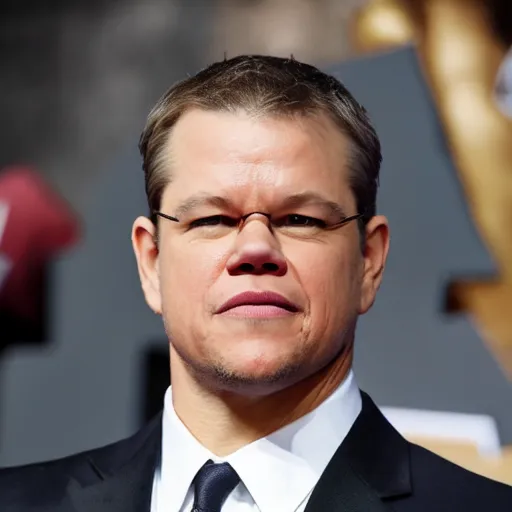 Prompt: matt damon for president