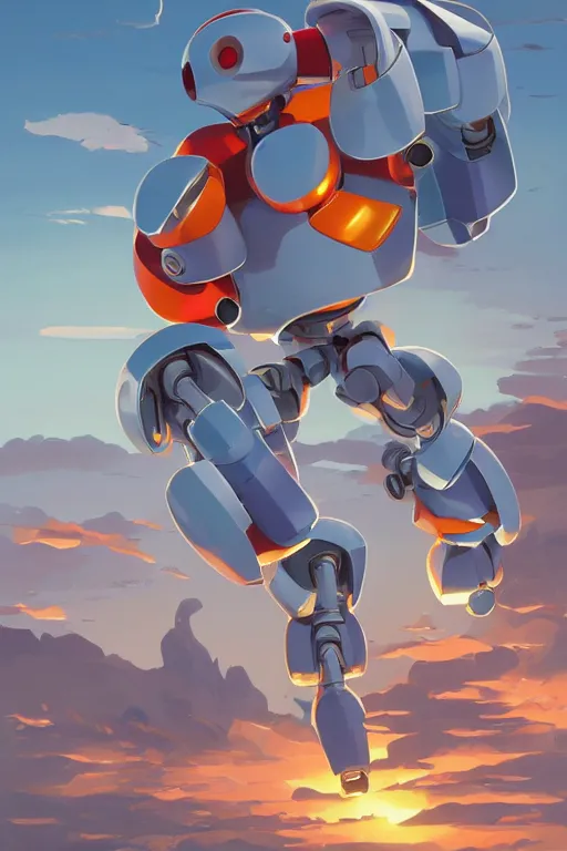 Image similar to metabots medabots medarotto medarot robot minimalist comics, behance hd by jesper ejsing, by rhads, makoto shinkai and lois van baarle, ilya kuvshinov, rossdraws global illumination ray tracing hdr radiating a glowing aura