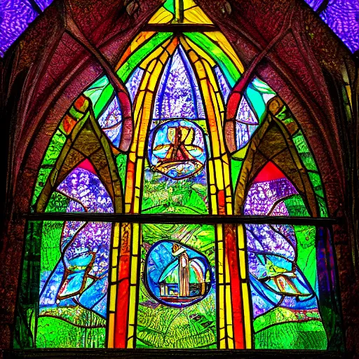 dichroic film - Google Search  Colorful art installations, Light art,  Stained glass windows church
