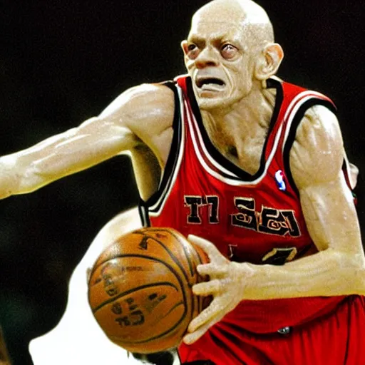 Image similar to gollum in the nba