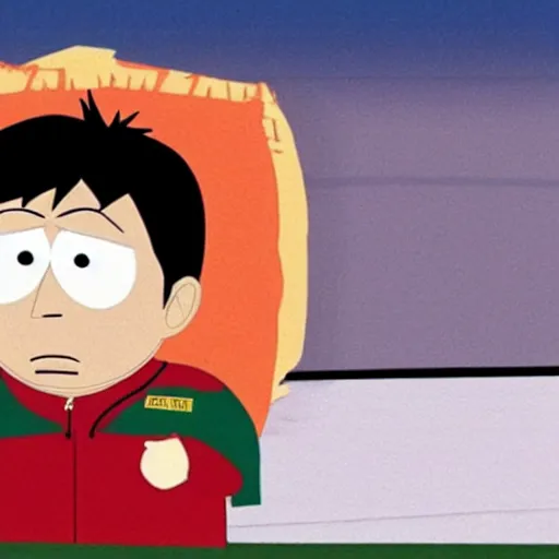 Image similar to charlie sheen in south park