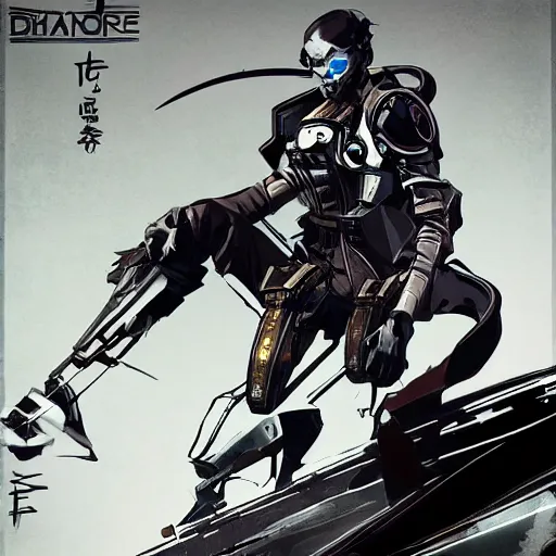 Image similar to dishonored art style retrofuturism car concept, Shinkawa Yōji