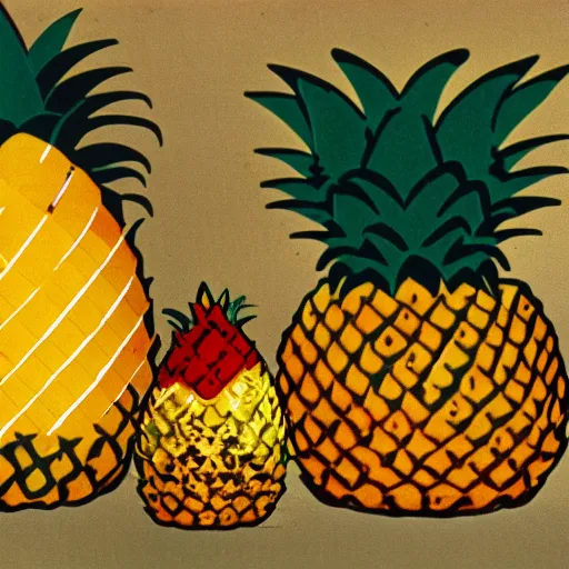 Prompt: color picture of Cheese & Pineapple Hedgehog from 1970's cookbook