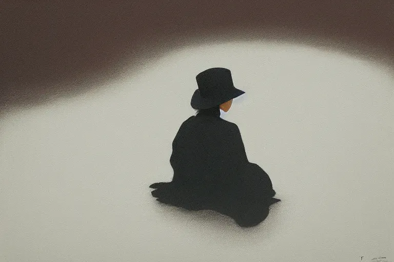 Image similar to samurai in raven - shaped hat artwork by tim eitel