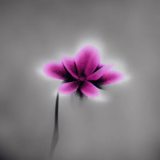 Prompt: a flower in infared