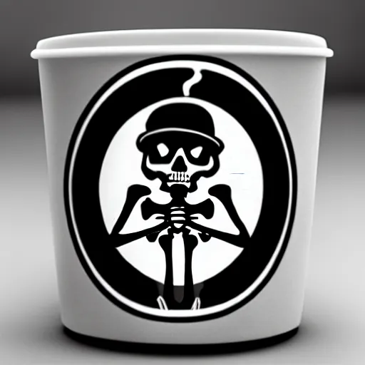 Image similar to a cup with a skeleton saying'gaming '!!!! on it,'gaming'