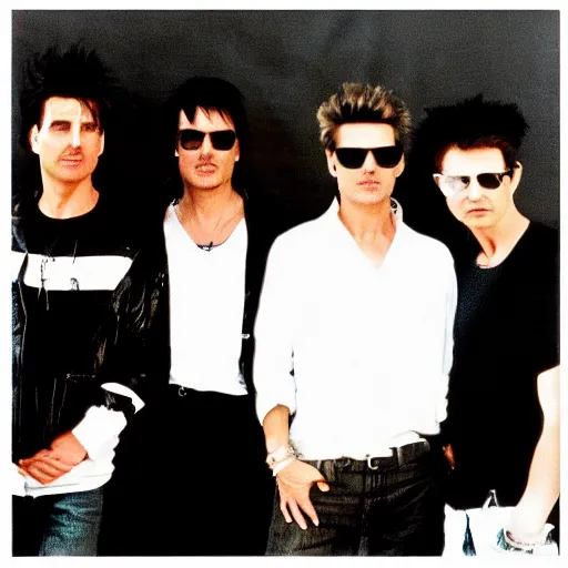 Image similar to tom cruise in depeche mode in 1 9 8 9