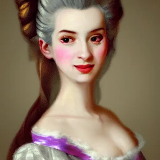 Image similar to a feminine 1 7 0 0 s portrait of kim petras as marie antoinette, artstation, fineartamerica