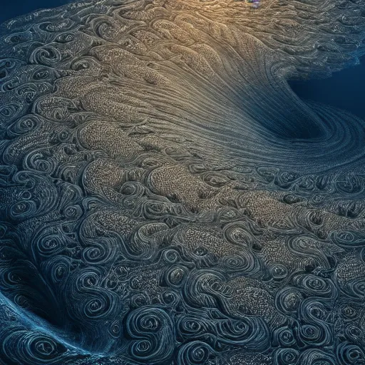 Image similar to hyperrealistic image of turbulent flow around a rotating doublet transitioning to multiphase flow, by thomas eakes & xiang duan & mike judge, perfect symmetry, dim volumetric lighting, photorealistic, 8 k octane beautifully detailed render, post - processing, extremely hyper - detailed, intricate, epic composition, cinematic lighting, masterpiece, trending on artstation, incredibly detailed, stunning,