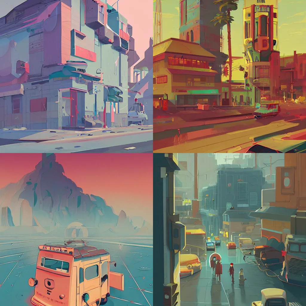 Prompt: by James Gilleard