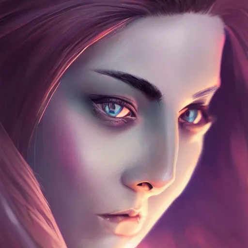 Image similar to highly detailed portrait of a beautiful celestial mage, dramatic light, artstation