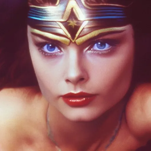 Prompt: ornella muti as wonder woman, 8 k resolution hyperdetailed photo realistic, extremely high quality and life like