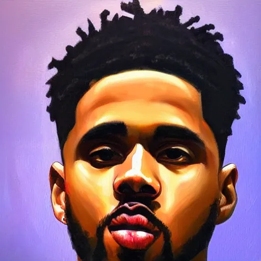 Prompt: oil painting of jcole