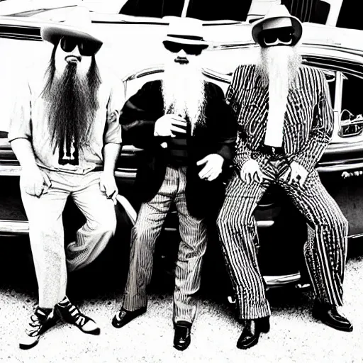 Prompt: “ zz top ”