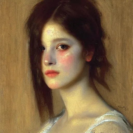 Image similar to portrait of a female android!!!!!! by charles amable lenoir