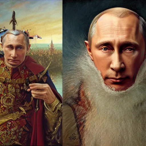 vladimir putin, court jester in renaissance era, | Stable Diffusion ...