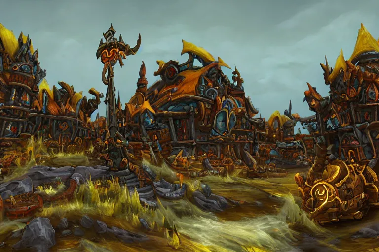 Image similar to photograph of orgrimmar