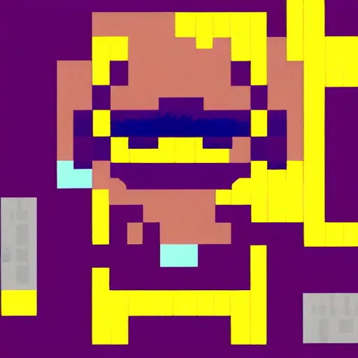 Image similar to isaac from binding of isaac, pixel art