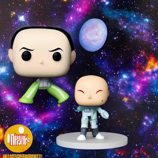 Prompt: Liminal space in outer space, Funko pop