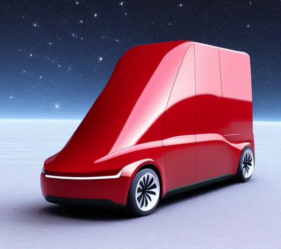 Prompt: a tesla cyber truck riding through outer space, 3 d render, realistic, dramatic