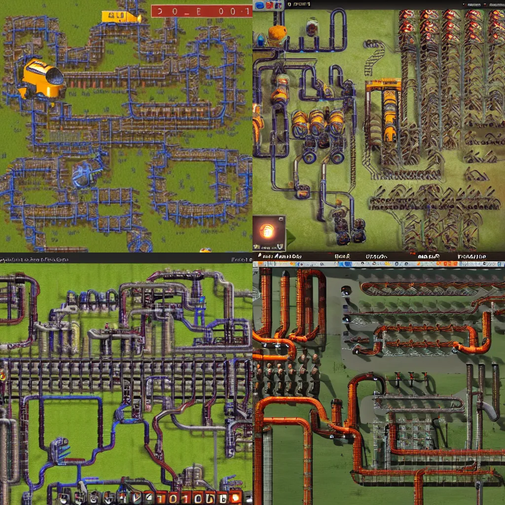 Prompt: factorio