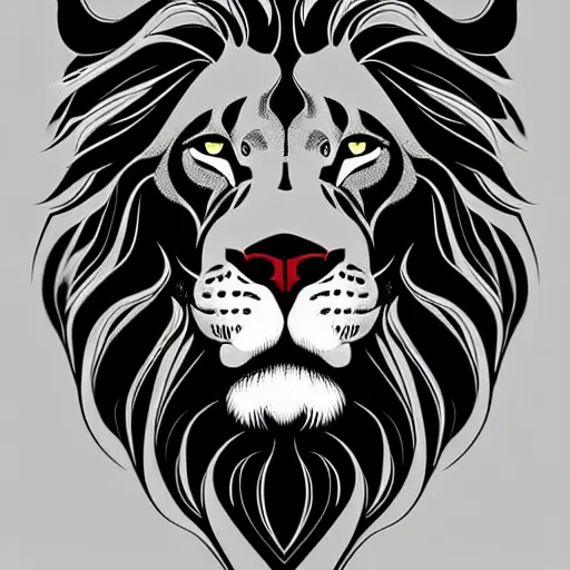 14 Black And White Lion Tattoo Designs  Ideas  Löwe tattoodesign  Löwenbilder Tierplakate