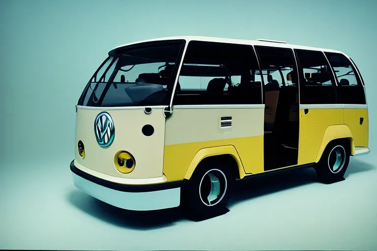 Prompt: designed by giorgetto giugiaro futuristic concept vw safari bus, ektachrome photograph, volumetric lighting, f 8 aperture, cinematic eastman 5 3 8 4 film