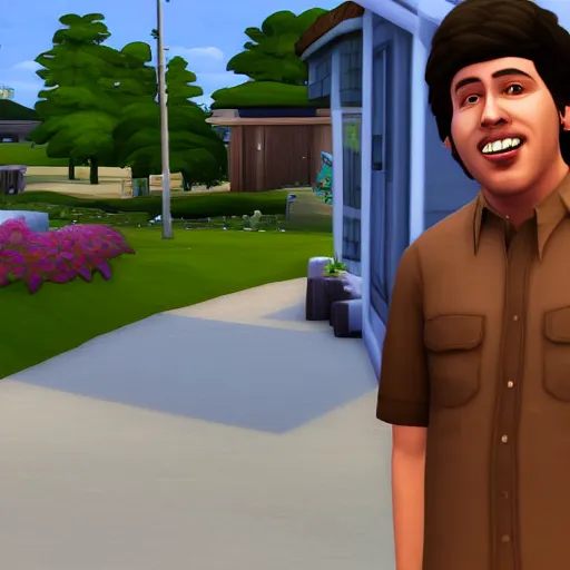 Image similar to Jontron in The Sims 3