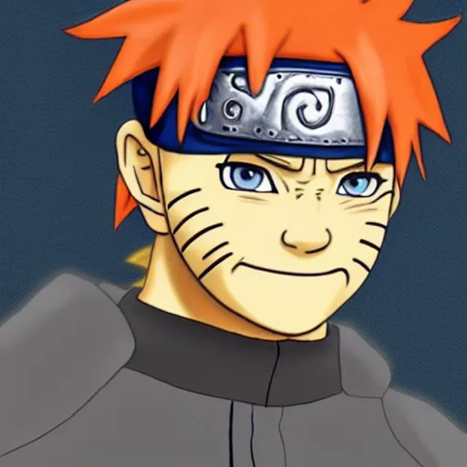 Image similar to a highly detailed picture of naruto from naruto drawn as shrek from shrek, high detail 4k hd