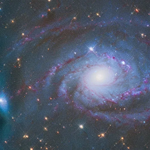 Prompt: a galaxy taken by the hubble telescope, 4 k, film grain
