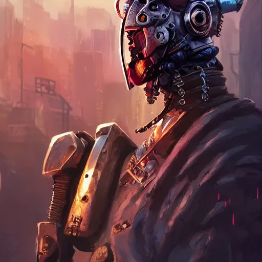 Image similar to cyberpunk viking helmet mask warrior goddess robot ninja fantasy, art gta 5 cover, official fanart behance hd artstation by jesper ejsing, by rhads, makoto shinkai and lois van baarle, ilya kuvshinov, ossdraws