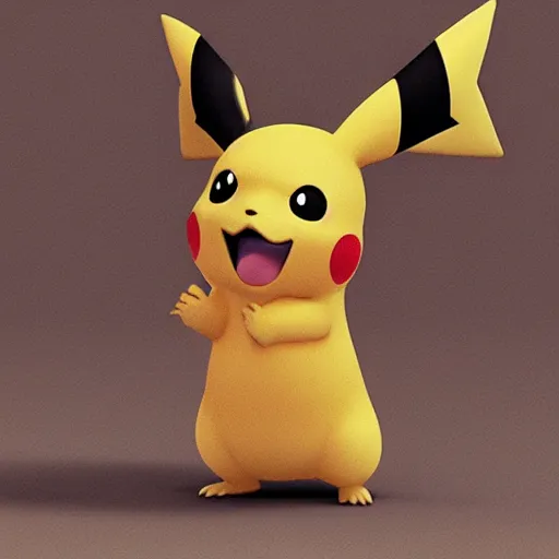 Image similar to pikachu as a real animal, photorealistic