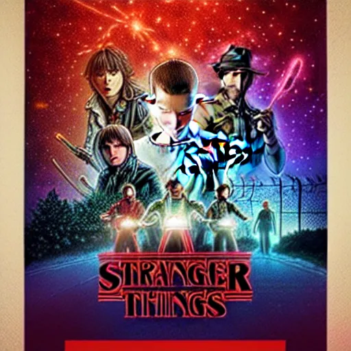 Image similar to digital art of stranger things season 5 by ArtStationHQ