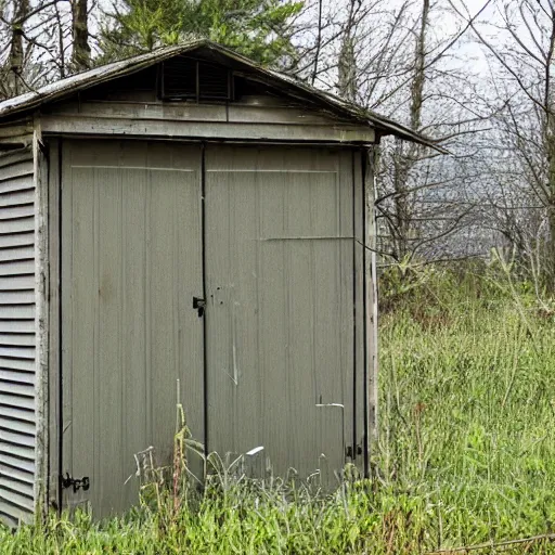 Image similar to abandoned shed