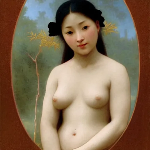 Image similar to yuli ban, drawn by william - adolphe bouguereau