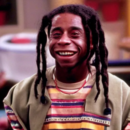 Image similar to a tv still of Lil' Wayne starring in Kenan & Kel (1999)