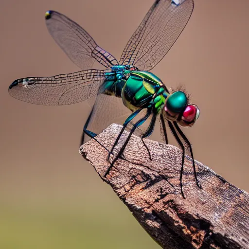 Prompt: photo of dragonfly on the head of a laughing turtle, 5 0 mm, beautiful photo