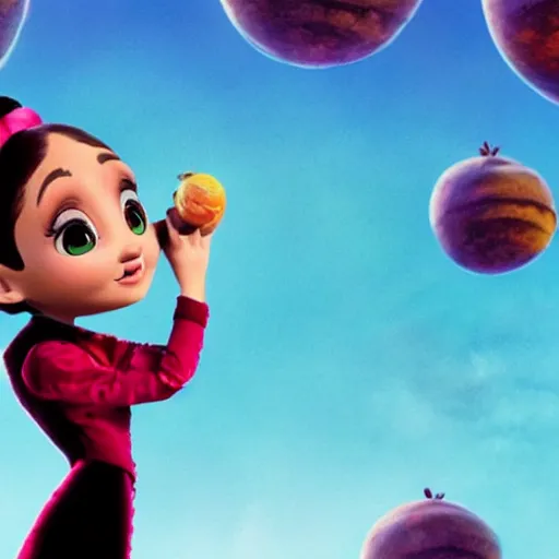 Image similar to a still of ariana grande in james and the giant peach ( 2 0 2 0 )