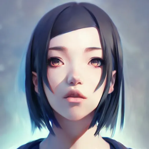 Image similar to a beautiful illustration of rosstran's nima character design, by guweiz and wlop and ilya kuvshinov and artgerm and makoto shinkai and studio ghibli, symmetrical eyes, aesthetic, gorgeous, stunning, alluring, attractive, artstation, deviantart, pinterest, digital art