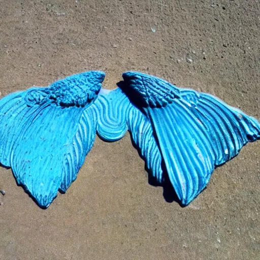 Image similar to wings made of water