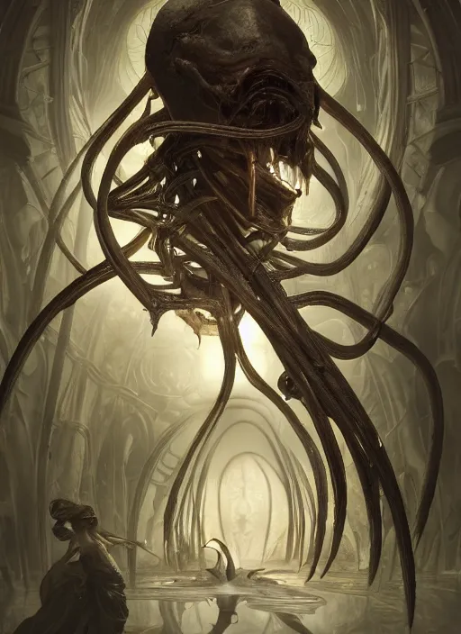 Image similar to biological eye, physically accurate, moody dynamic lighting, very very intricate, very very elegant, highly detailed, digital painting, artstation, HR GIGER, Hieronymus Bosch, Francis Bacon, concept art, smooth, very beautiful, sharp focus, illustration, art by artgerm and greg rutkowski and alphonse mucha