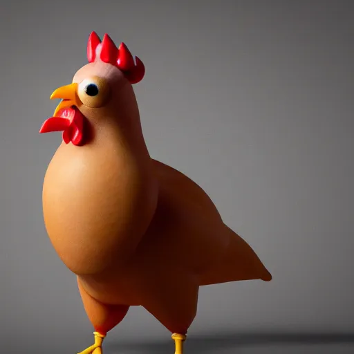 Image similar to a high detail shot of an anatomically accurate chicken wearing a suit, realism, 8k