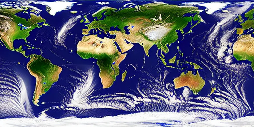 Image similar to A photo of earth from space