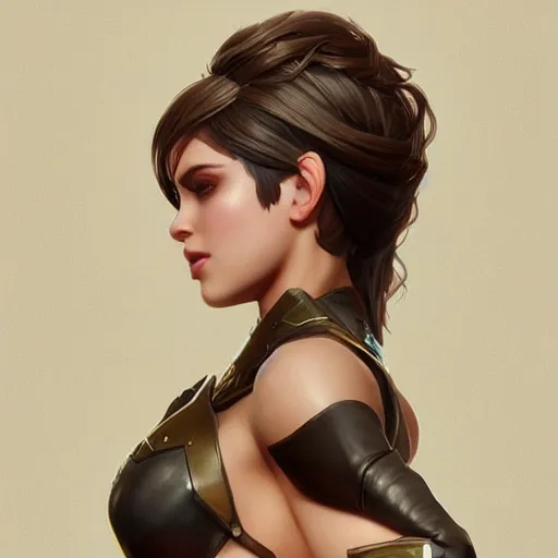 Image similar to reyna ( valorant ) wearing a bunny suit, cg animation, riot entertainment, realistic, character select portrait, by artgerm, greg rutkowski, alphonse mucha, unreal engine 5, trending on artstation, full body